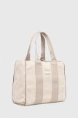 Бавовняна сумка Tommy Jeans колір бежевий (3310337)
