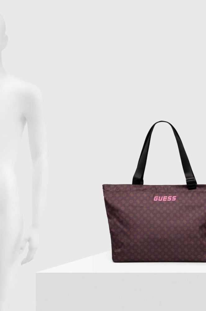 Сумочка Guess колір коричневий (3363374) фото 6