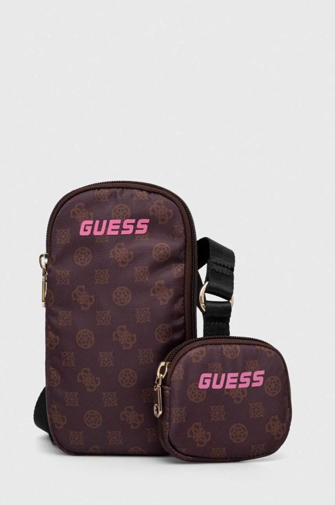 Чохол для телефону Guess колір коричневий (3360576)