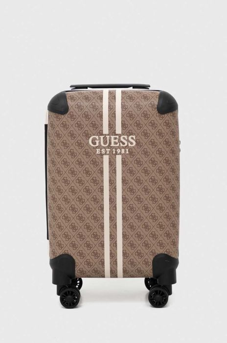Валіза Guess колір коричневий (3370253) Валіза Guess колір коричневий (3370253)