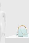 Шкіряна сумочка Marciano Guess колір блакитний Шкіряна сумочка Marciano Guess колір блакитний