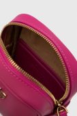 Шкіряна сумка Pinko колір рожевий (3548049)