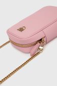 Шкіряна сумка Pinko колір рожевий (3548051)