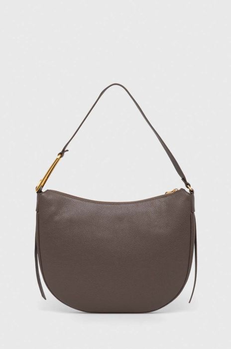 Шкіряна сумочка Coccinelle колір коричневий (3373529)