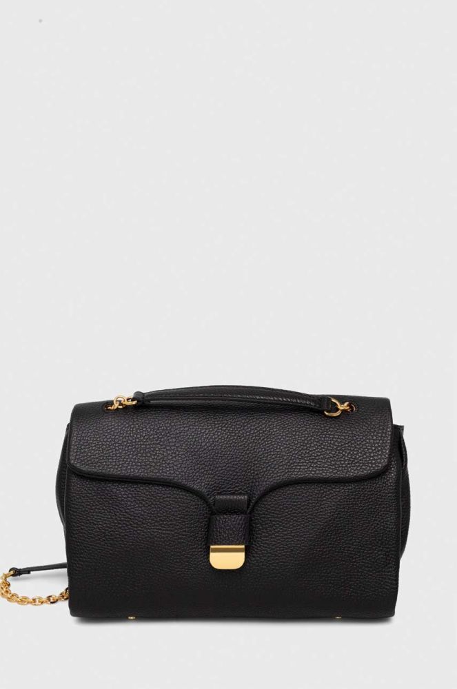 Шкіряна сумочка Coccinelle колір чорний (3373531)