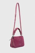 Замшева сумочка Coccinelle колір рожевий (3373542)