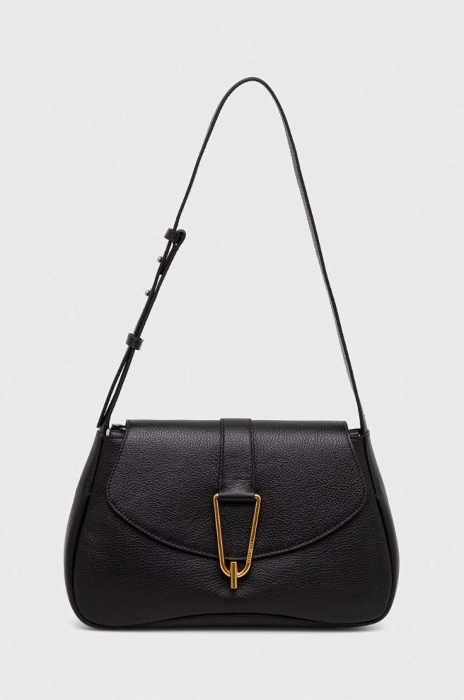 Шкіряна сумочка Coccinelle колір чорний (3373546)