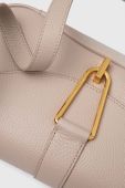 Шкіряна сумочка Coccinelle колір бежевий (3373548)