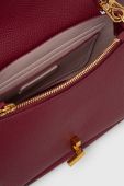 Шкіряна сумочка Coccinelle колір бордовий (3373549)