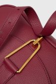 Шкіряна сумочка Coccinelle колір бордовий (3373549)
