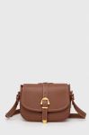 Шкіряна сумочка Coccinelle колір коричневий (3376994)