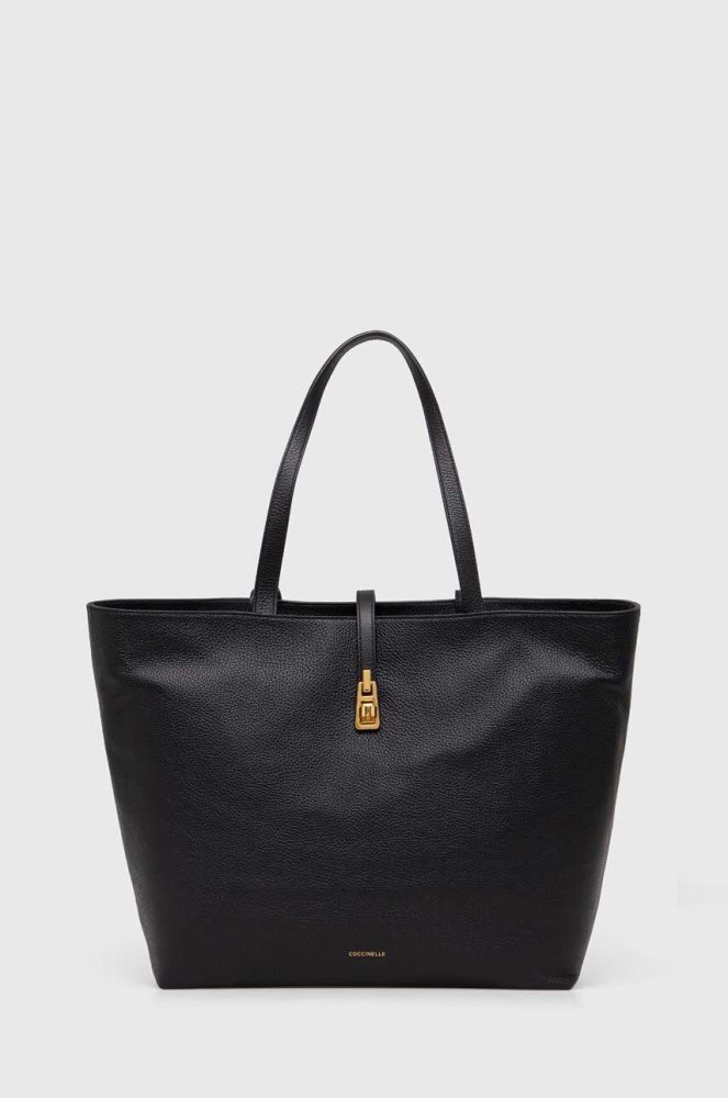 Шкіряна сумочка Coccinelle колір чорний (3373560)