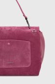 Замшева сумочка Coccinelle колір рожевий (3373566)