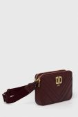 Шкіряна сумочка Dkny колір бордовий (3281957)