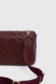 Шкіряна сумочка Dkny колір бордовий (3281959)