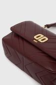Шкіряна сумочка Dkny колір бордовий (3281959)