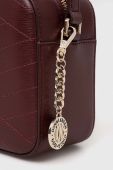 Шкіряна сумочка Dkny колір бордовий (3281978)
