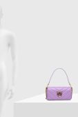 Шкіряна сумочка Pinko колір фіолетовий (3439544)