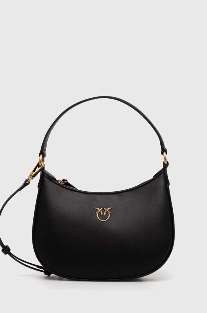 Шкіряна сумочка Pinko колір чорний (3432546)