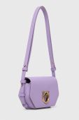Шкіряна сумочка Pinko колір фіолетовий (3439550)