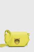 Шкіряна сумочка Pinko колір жовтий (3439548)