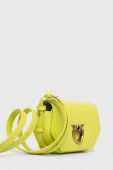 Шкіряна сумочка Pinko колір жовтий (3439548)