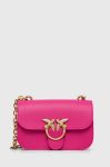 Шкіряна сумочка Pinko колір рожевий (3432464)