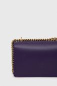 Шкіряна сумочка Pinko колір фіолетовий (3439557)