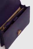 Шкіряна сумочка Pinko колір фіолетовий (3439557)