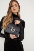 Шкіряна сумочка Pinko колір чорний (3447608)