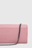 Шкіряна сумка Pinko колір рожевий (3439561)