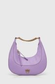 Шкіряна сумочка Pinko колір фіолетовий (3432470)