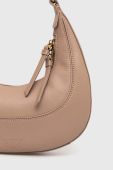 Шкіряна сумочка Pinko колір бежевий (3432467)