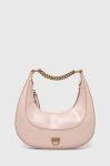 Шкіряна сумочка Pinko колір рожевий (3432481)