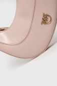 Шкіряна сумочка Pinko колір рожевий (3432481)