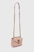 Шкіряна сумочка Pinko колір рожевий (3432489)