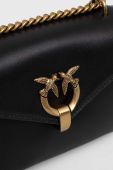 Шкіряна сумочка Pinko колір чорний (3432491)