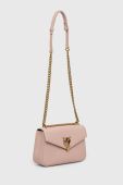 Шкіряна сумочка Pinko колір рожевий (3432497)
