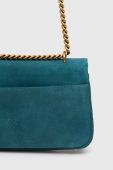 Замшева сумочка Pinko колір бірюзовий (3432502)