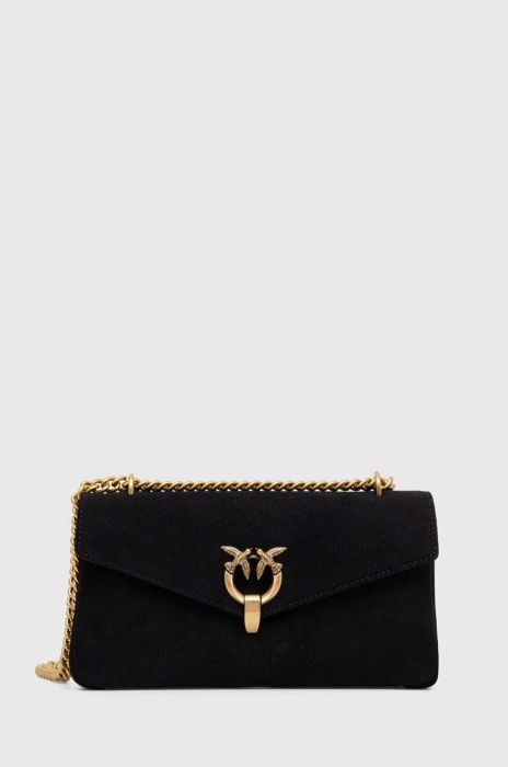 Замшева сумочка Pinko колір чорний (3432501)