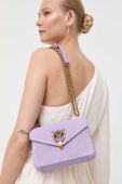 Замшева сумочка Pinko колір фіолетовий (3432506)