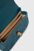 Замшева сумочка Pinko колір бірюзовий (3432553)
