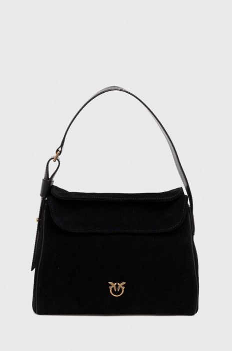 Замшева сумочка Pinko колір чорний (3432560)