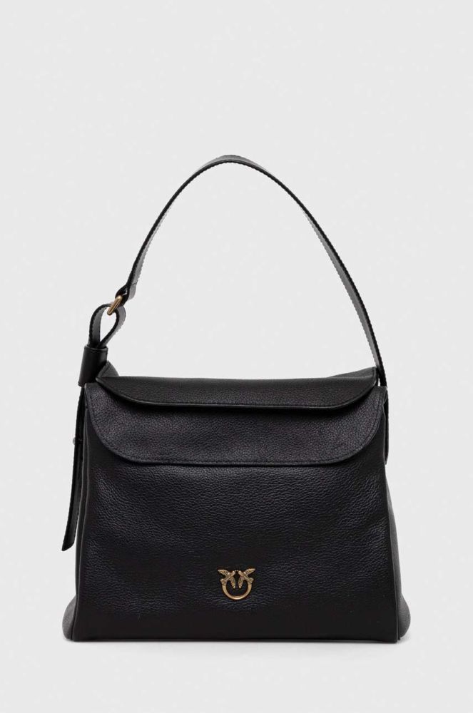 Шкіряна сумочка Pinko колір чорний (3432563)