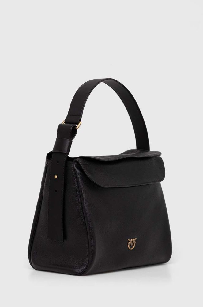 Шкіряна сумочка Pinko колір чорний (3432565)