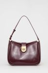 Шкіряна сумочка Pinko колір бордовий (3447618)