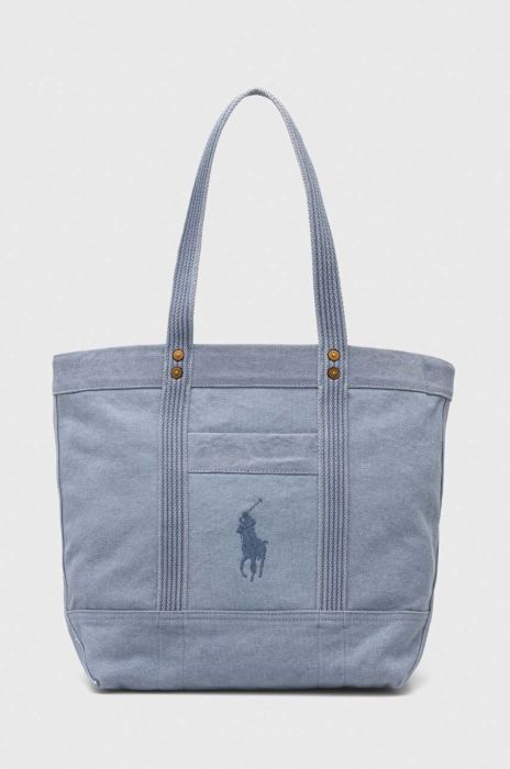 Сумочка Polo Ralph Lauren колір блакитний (3398341)