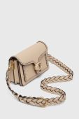 Шкіряна сумочка Coach Tabby Shoulder Bag 26 колір бежевий