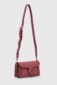Шкіряна сумочка Coach Tabby Shoulder Bag 26 колір рожевий