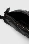 Шкіряна сумка на пояс Kurt Geiger London колір чорний